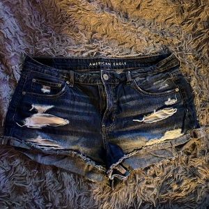American eagle Tomgirl shortie jean shorts